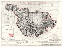 San Francisco 1908 Post 1906 Fire Construction Map